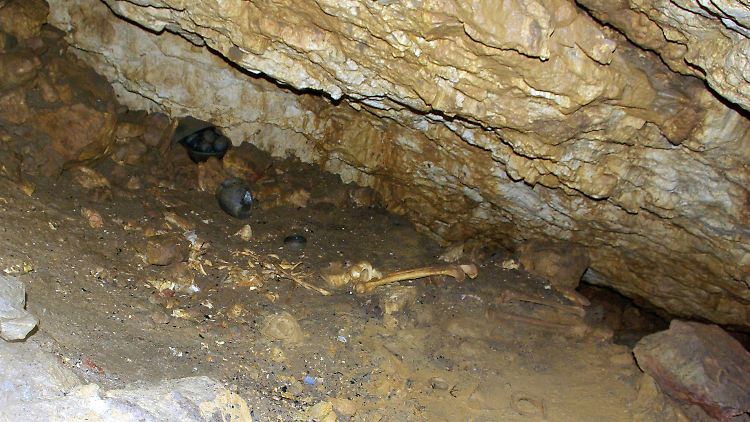 In der Höhle wurden Menschen beerdigt, es wurde dort aber wahrscheinlich auch gegessen.