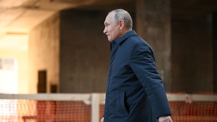 Kreml-Chef Putin am Donnerstag in Moskau. 