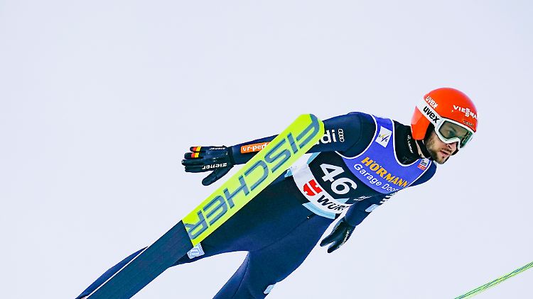 Markus Eisenbichler sprang auf Platz zwei.