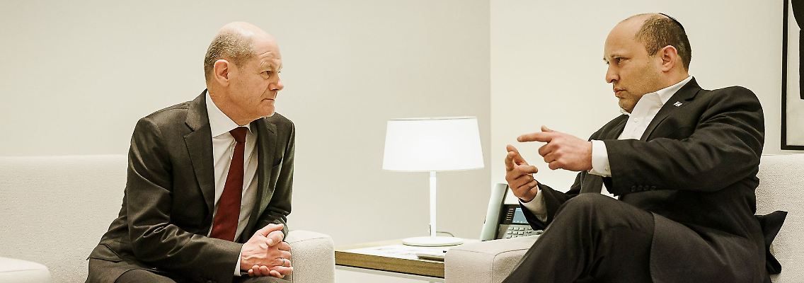 Gemeinsames Ziel von Kanzler Olaf Scholz und Israles Premier Naftali Bennett: ein möglichst schnelles Kriegsende in der Ukraine.