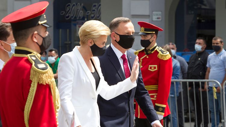 First Lady Agata Kornhauser-Duda und Andrzej Duda öffnen ihre Residenzen für Geflüchtete.