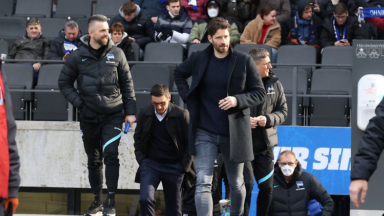 Arne Friedrich am Samstag bei der 1:4-Niederlage gegen Eintracht Frankfurt.