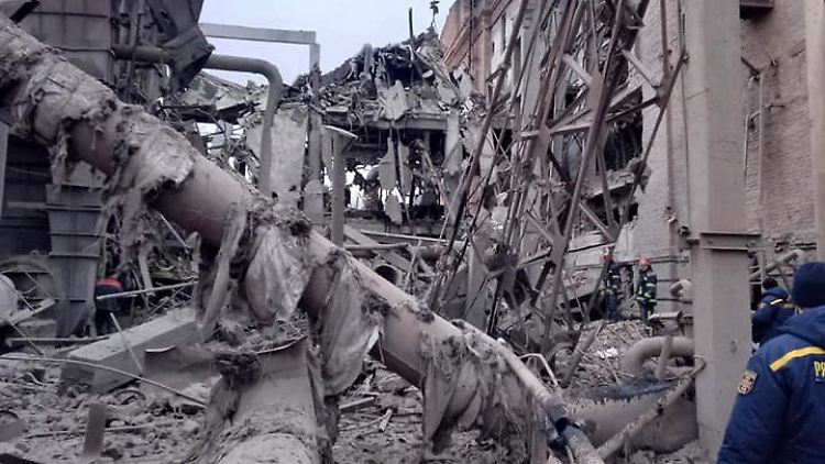 Die Zerstörung in der Stadt Sumy ist verheerend.