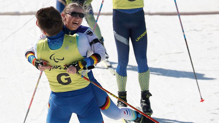 Glücklich nach der Sensation: Leonie Walter.