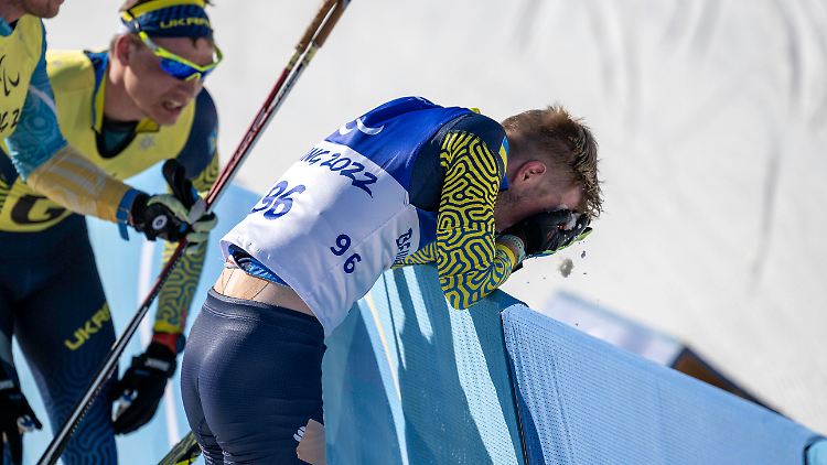 Biathlet Dmitro Sujarko sagt: "Ich will Frieden für die Ukraine."