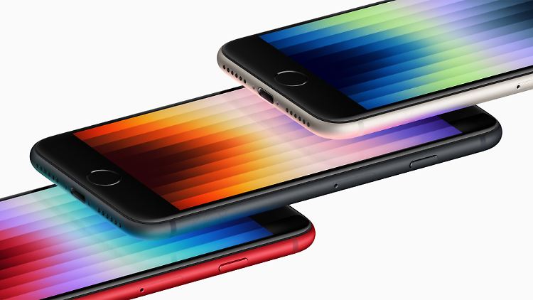 Das iPhone SE 3 im iPhone-8-Design.