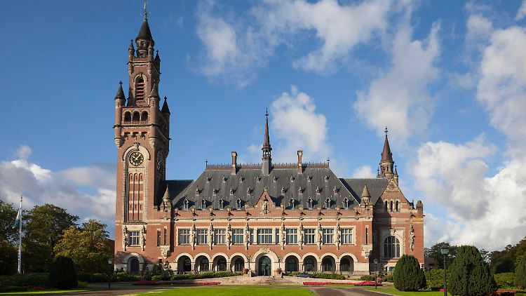 Friedenspalast in Den Haag: Die Ukraine fordert das UN-Gericht auf, zu erklären, dass Russland für die Invasion keine rechtliche Grundlage hat.