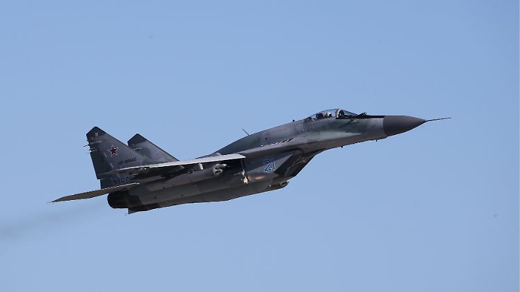 Die MiG-29 ist der Flugzeugtyp, für den ukrainische Piloten ausgebildet sind.
