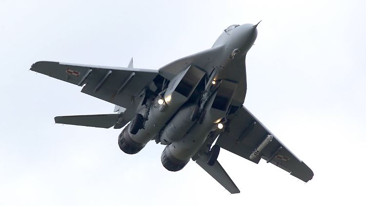 28 Maschinen vom Typ MiG-29 sollen noch im polnischen Bestand sein, der Jagdflieger wurde in der Sowjetunion  entwickelt.