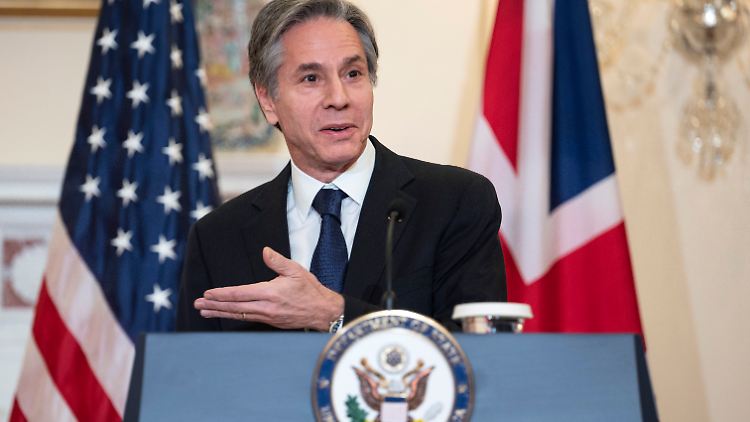 US-Außenminister Antony Blinken ist sich sicher, dass Wladimir Putin zwar Schlachten gewinnen, aber nicht die Herzen der Menschen in der Ukraine erobern kann. 