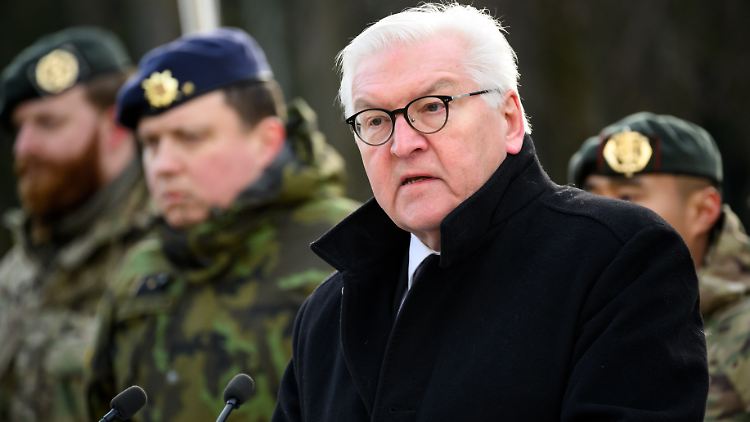 Erkennt im Ukraine-Krieg eine Warnung an alle westlichen Demokratien: Bundespräsident Steinmeier.