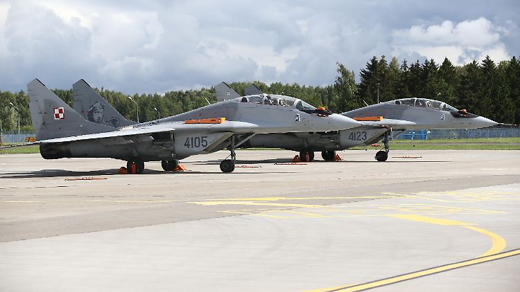 Polen würde der Ukraine gerne mehrere MiG-29-Kampfjets aus den eigenen Beständen liefern, die USA halten das für gefährlich.