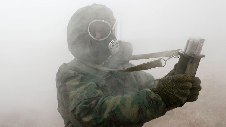 Ein russischer Soldat im November des vergangenen Jahres beim Truppentraining in der Region Moskau. 