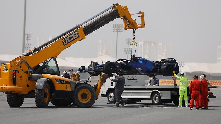Am Haken: Der Williams von Nicholas Latifi.