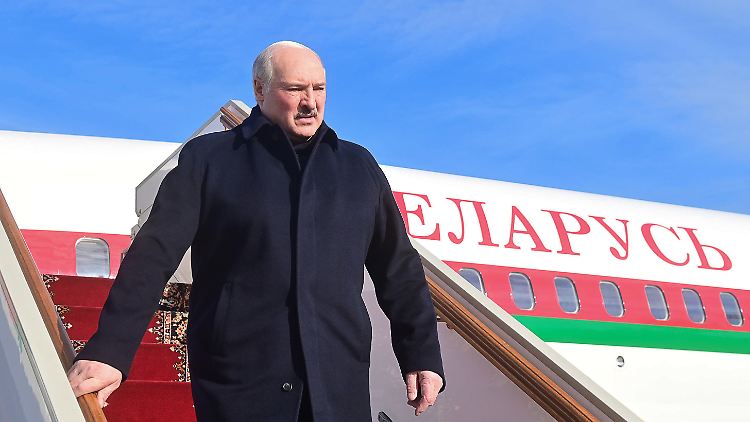 Der belarussische Machthaber Lukaschenko war gestern zu Besuch im Kreml.