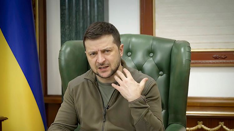Der ukrainische Präsident Wolodymyr Selenskyj hat seit Beginn des Krieges regelmäßig Videobotschaften veröffentlicht. 