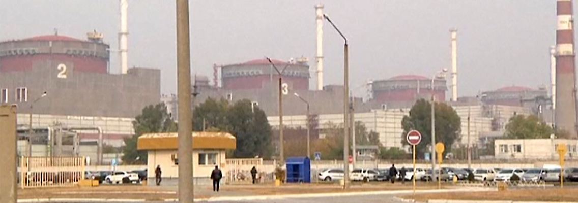 Das Atomkraftwerk Saporischschja.
