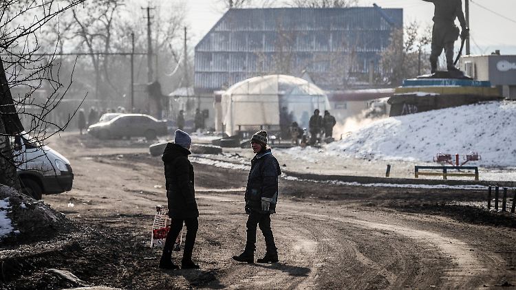 Luhansk wird zum Großteil von russischer Seite kontrolliert.