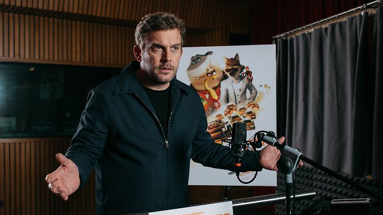 Für Sebastian Bezzel war der Mr. Wolf in "Die Gangster Gang" die erste richtige Synchronrolle.