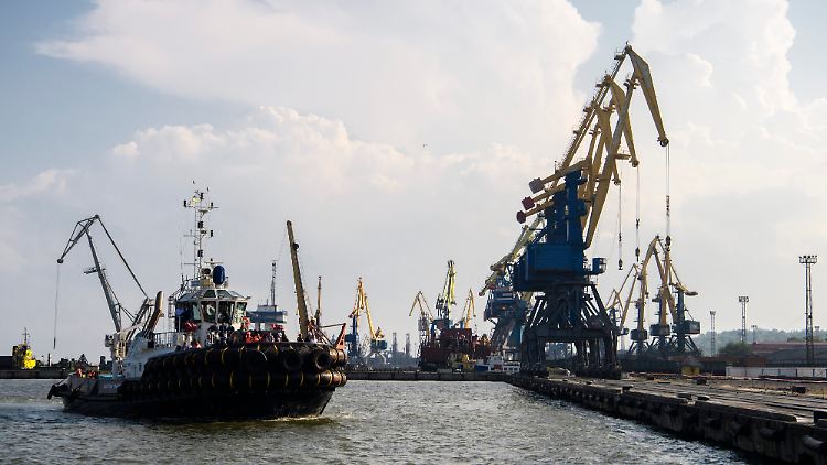 Der Hafen von Mariupol galt lange als Wirtschaftszentrum des Landes.