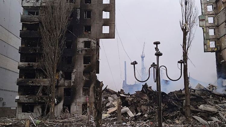 Ortschaften in der Ukraine - hier Borodjanka - sind massiv zerstört. Zudem ist ein großer Teil der Infrastruktur nicht mehr nutzbar. 