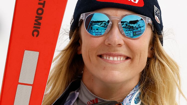 Sie lächelt wieder: Mikaela Shiffrin.