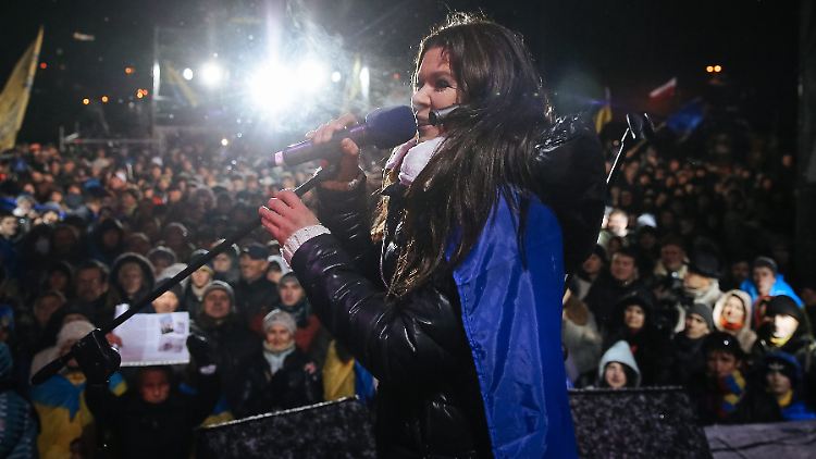 In den vergangenen Jahren setzte sich Ruslana für die Demokratie in ihrem Land ein.