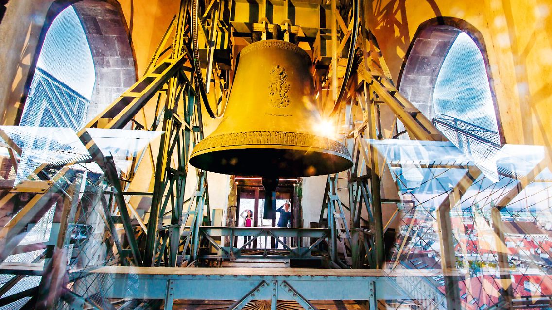 Die Kirchenglocke "Pummerin" im Stephansdom wurde zum Instrument eines Hackerangriffs.