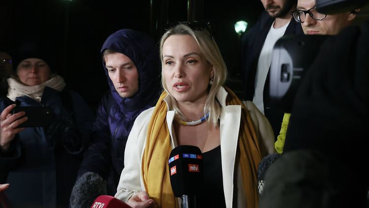 Lässt sich den Mund nicht verbieten: Marina Owssjannikowa.