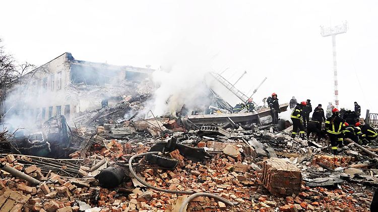 Mykolajiw Anfang März: Die Stadt im Süden der Ukraine ist seit Wochen stark umkämpft.