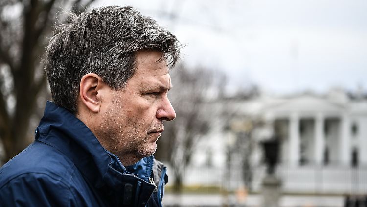 Erst Lieferketten sichern, dann erst russische Energieimporte stoppen, sagt Bundeswirtschaftsminister Robert Habeck.