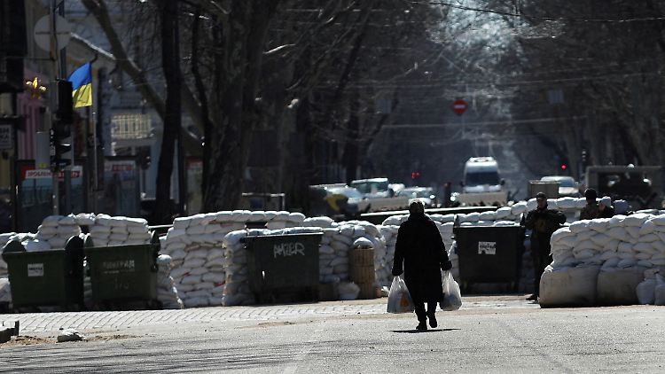 Odessa bereitet sich auf einen Ansturm russischer Truppen vor.
