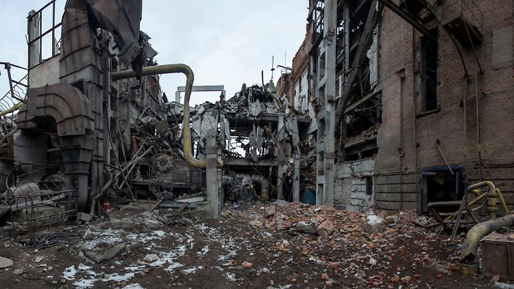 Eine zerstörte Fabrik in der Region Sumy. Hier wird seit Wochen heftig gekämpft.