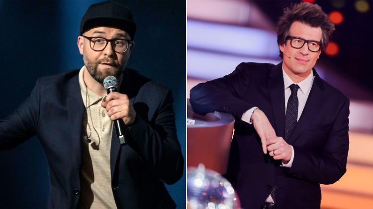 Nun ja, Brillenträger sind sie beide: Mark Forster (l.) und Daniel Hartwich.