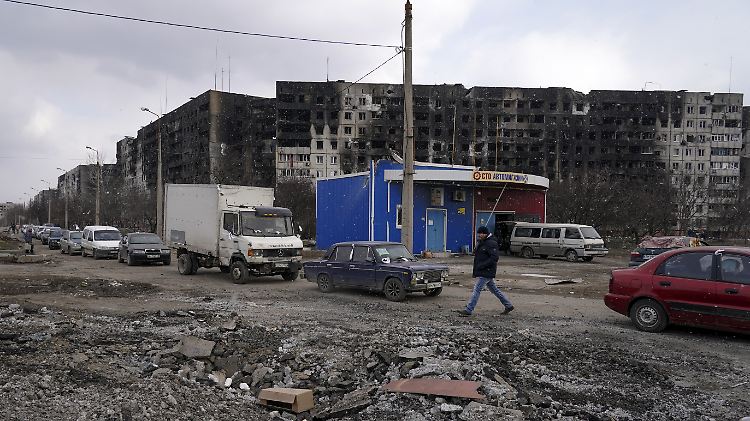 Die Stadt Mariupol ist nach ukrainischen Angaben zu 80 Prozent zerstört.