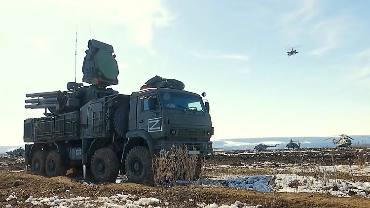 Russisches Militärgerät in der Ukraine.