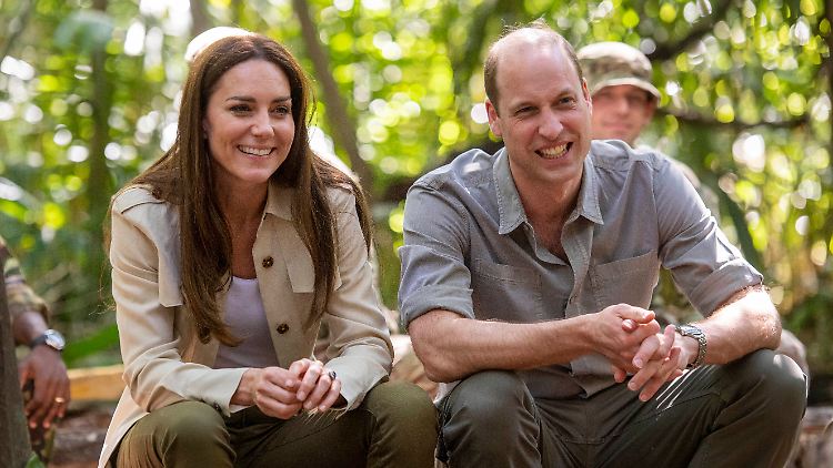 Kate und William in Belize. Das Land ist seit 1981 unabhängig von Großbritannien. 