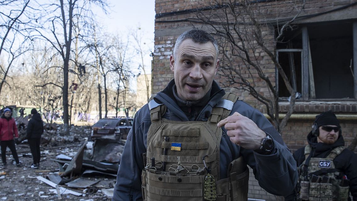 Klitschko vergangene Woche in Kiew.