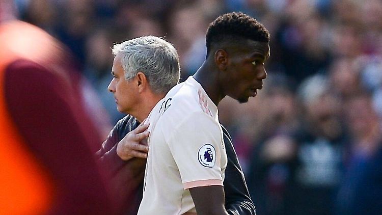 Pogba und Mourinho - kein Dreamteam.