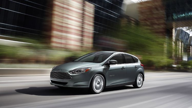 Dynamik wie ein Benziner und eine Höchstgeschwindigkeit von 136 km/h verspricht Ford für den Focus Electric.