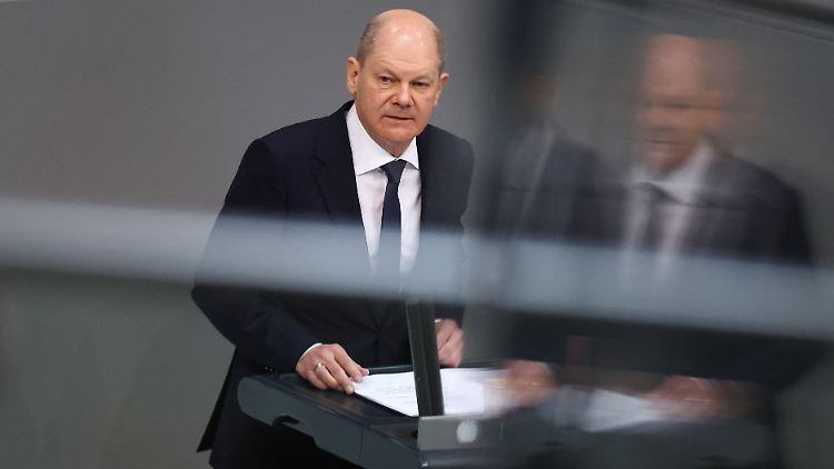 Scholz braucht für das Sondervermögen die Zustimmung der Union.