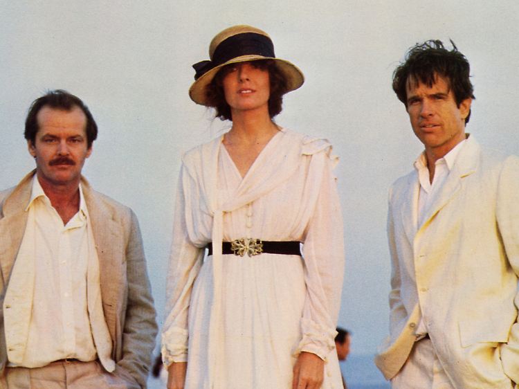 Mit Jack Nicholson und Diane Keaton 1981 in "Reds" - dafür bekam Beatty den Regie-Oscar.