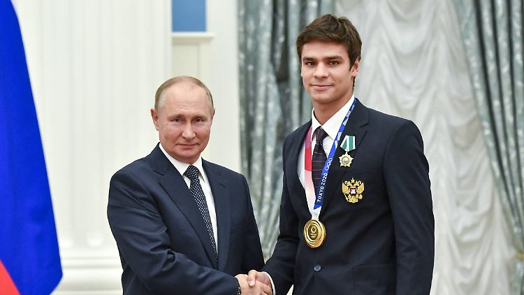 Putin empfängt Rylow im September 2021. 