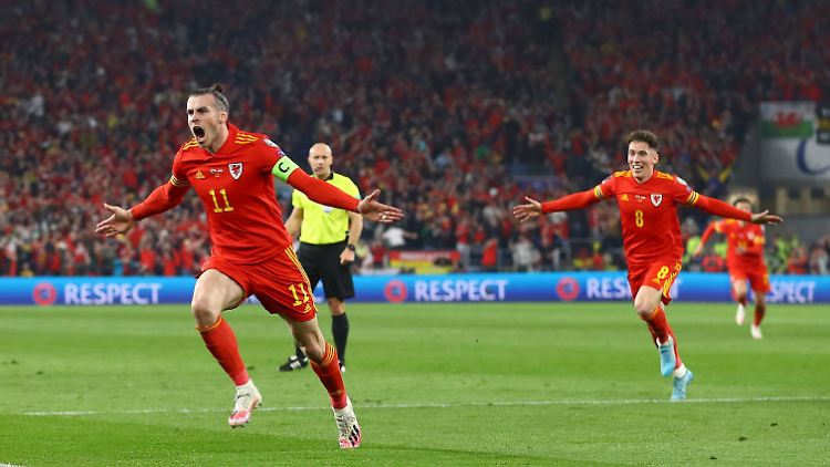 Bale (links) war der Matchwinner für Wales gegen Österreich.