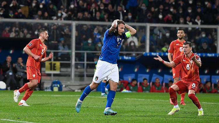 Italien mit Stürmerstar Immobile verpasst zum zweiten Mal in Folge eine WM.