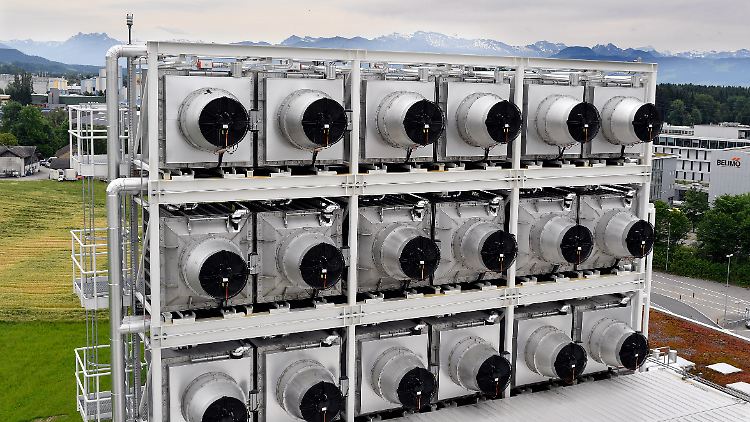 Erstmals wird CO2 in kommerziellem Massstab aus der Luft gefiltert und als Rohstoff verwendet.