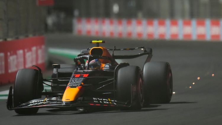 Sergio Perez holte für Red Bull die Pole Position in Saudi-Arabien.