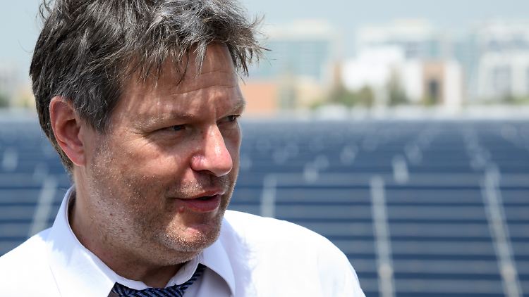 Bundeswirtschaftsminister Robert Habeck am vergangenen Montag in Abu Dhabi.