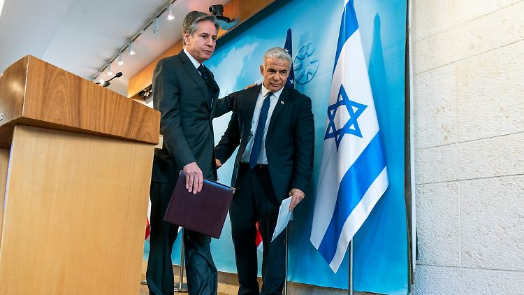 Zwischen den USA und Israel bestehe ein "offener und ehrlicher Dialog", betont der israelische Außenminister Lapid.