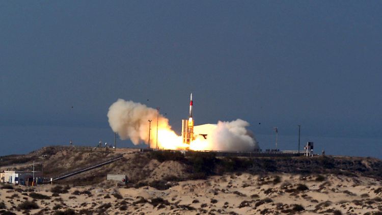 Ein Raketenabwehrsystem vom Typ "Arrow 3" ist für Deutschland im Gespräch.